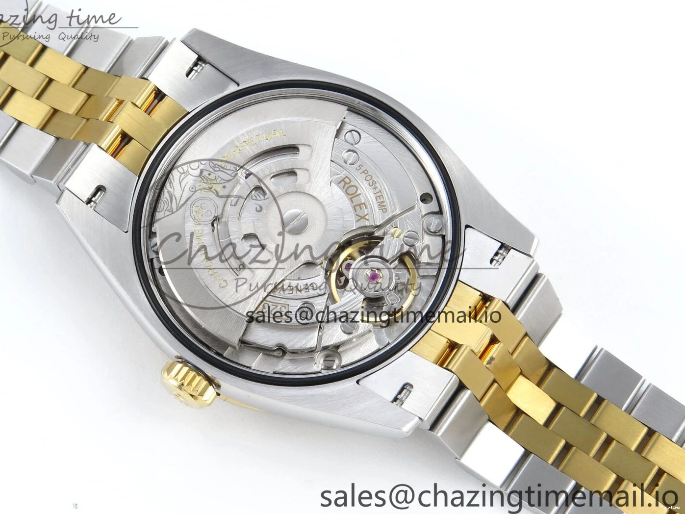 MiroTime 1225 DateJust 36 126233 EWEF Best Edition YG Leaf Dial on SS YG Jubilee Bracelet A Sporty 628